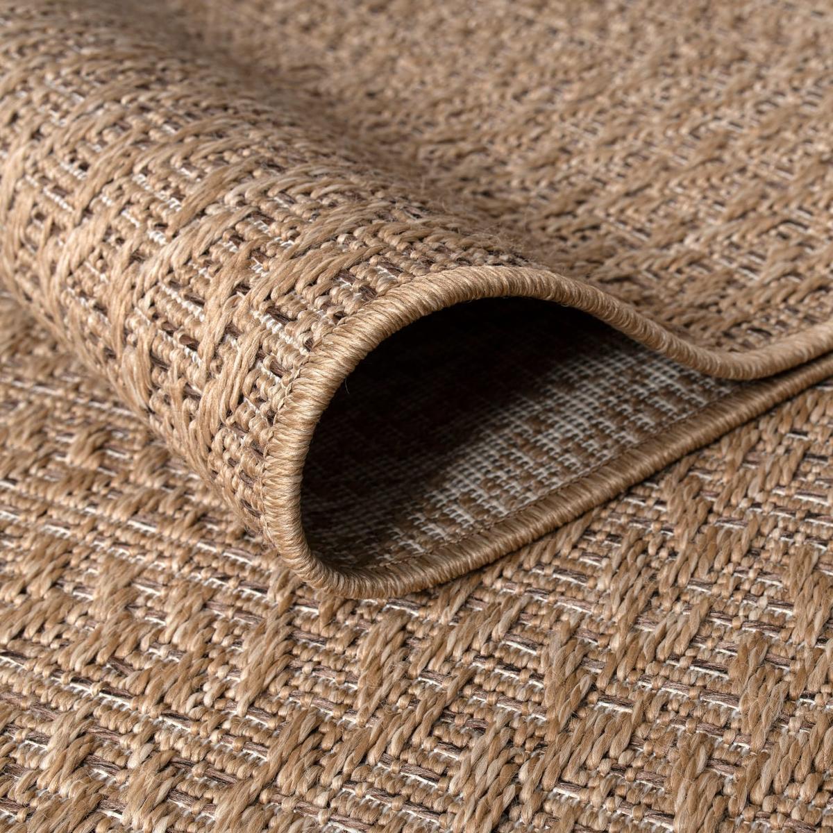 FLACHWEBTEPPICH, einfarbig, aus Polypropylen, Beige, 120 x 170 cm - Beige, Textil (170/120cm) - KADIMA DESIGN