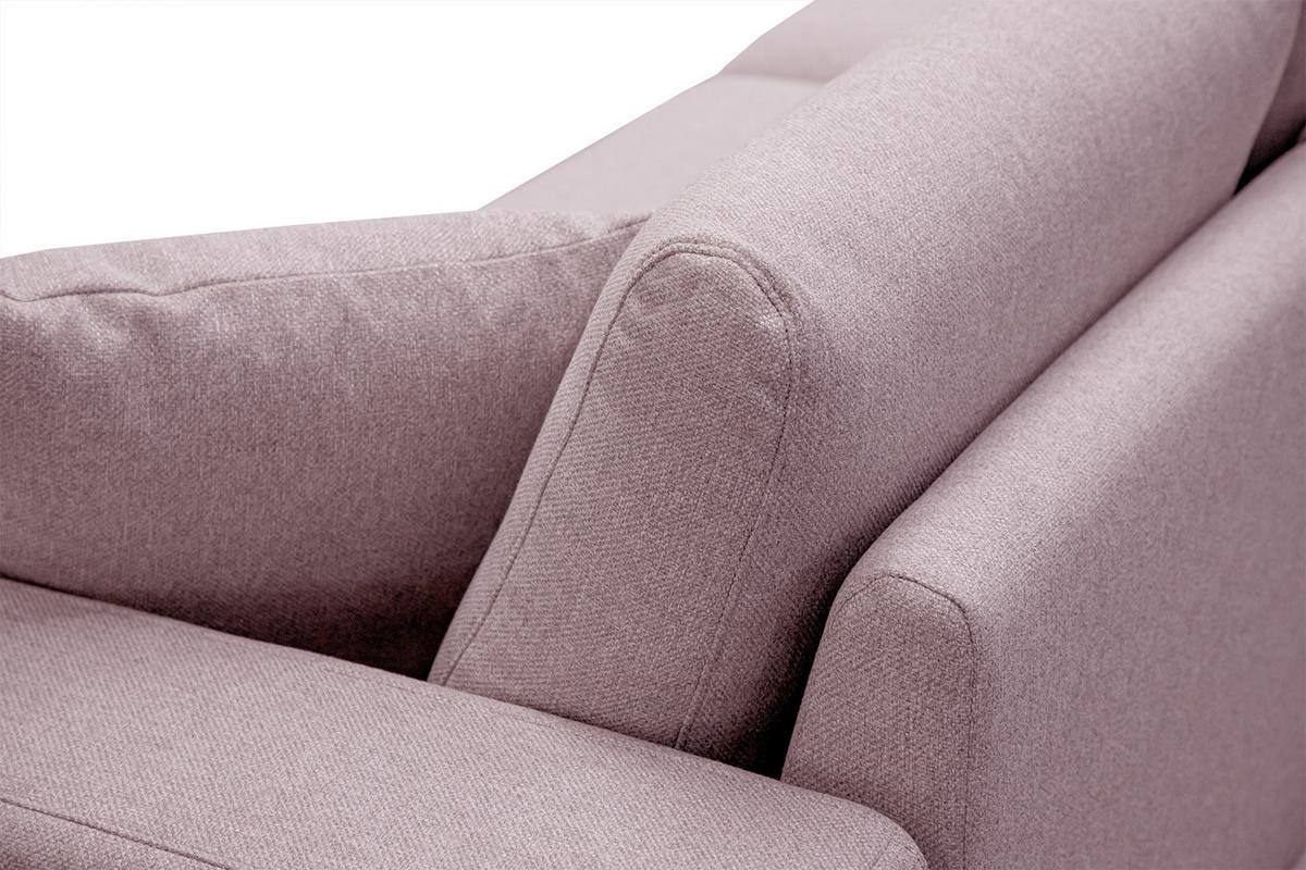 SOFA MEDIOLANE 2,5-Sitzer, rosa - Rosa, Holzwerkstoff/Textil (203/87/96cm) - Wozimo