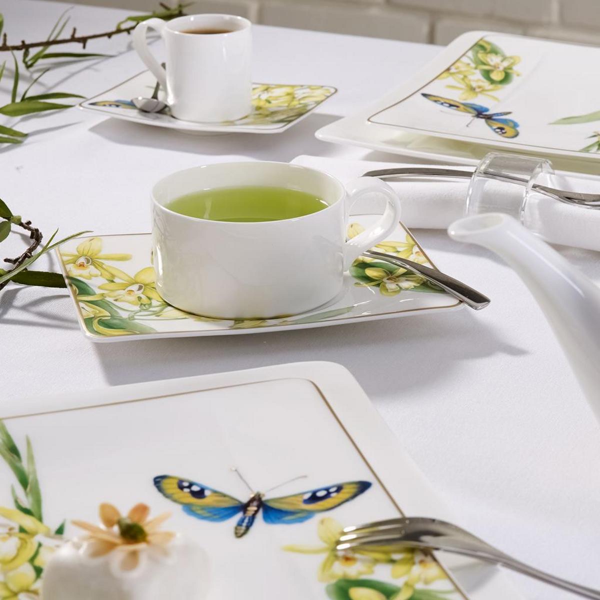 TEETASSE MIT UNTERTASSE Amazonia bunt 230 ml - Multicolor, Keramik (0.23L) - Villeroy & Boch