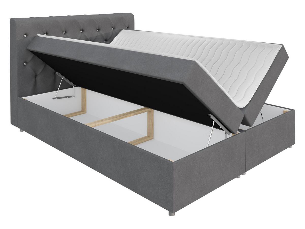 BOXBETT Roma - H3 - Türkis, Holz (140/200cm) - MIRJAN24