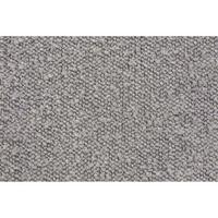 KOPFTEIL gepolstert - Gesteppt – grauer Bouclé-Stoff - 90 cm - Beige/Grau, Karton/Holz (90/120/10cm) - Sommeil de Plomb
