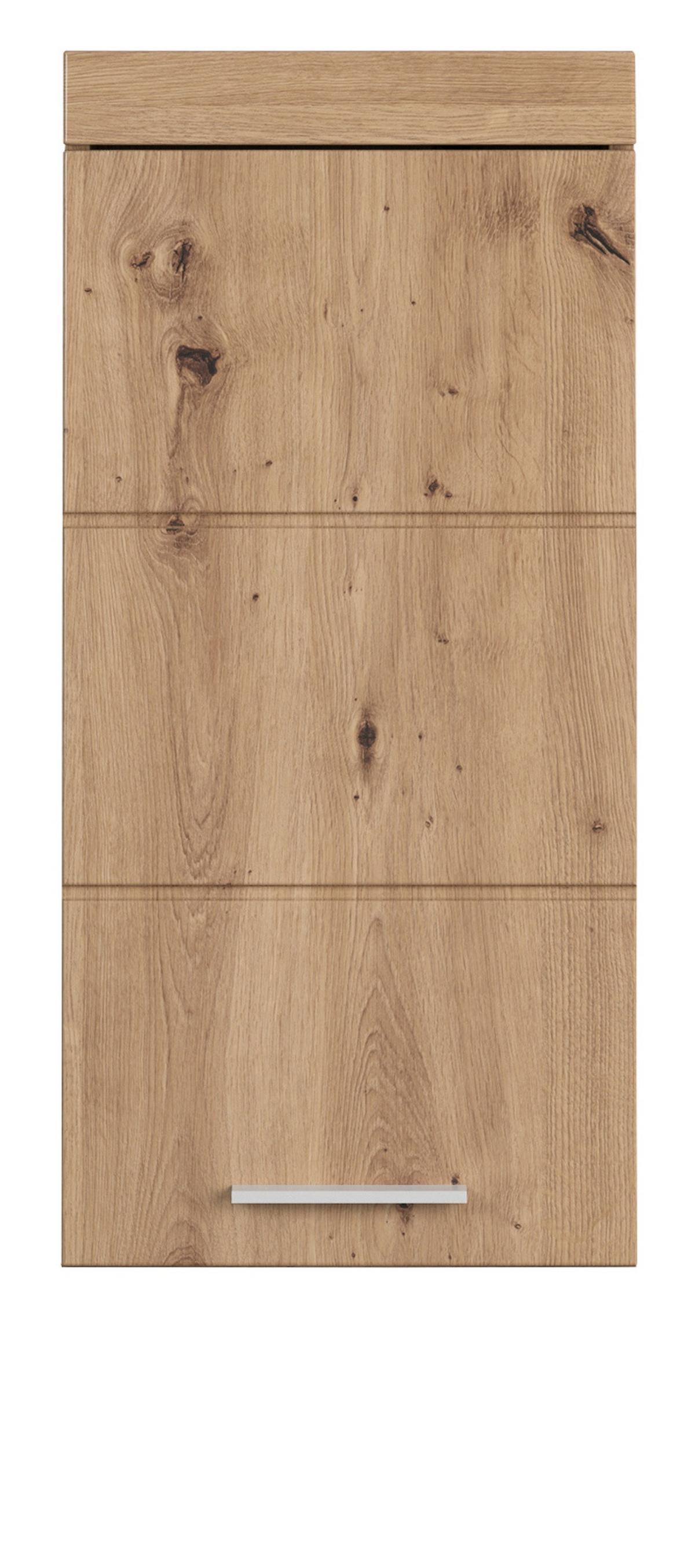 HÄNGESCHRANK Asteiche 37 x 77 cm, Badschrank hängend - Eichefarben, Holzwerkstoff/Kunststoff (37/77/23cm) - Top.Furn