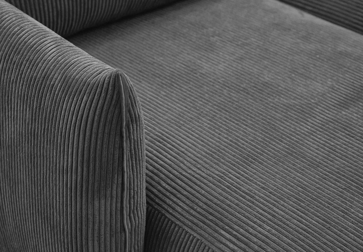 ECKSOFA TAUER 5-Sitzer, dunkelgrau - Dunkelgrau/Schwarz, Holzwerkstoff/Kunststoff (173/294cm) - Wozimo