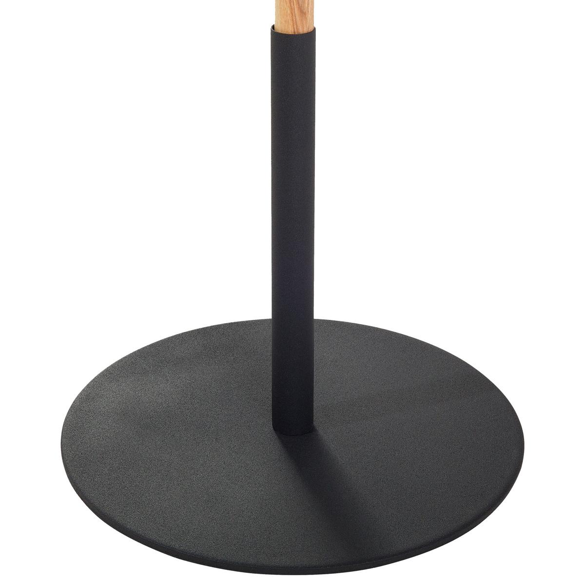 STEHLAMPE Owens 125 cm - Schwarz, Holz (12/28/125cm) - Beliani