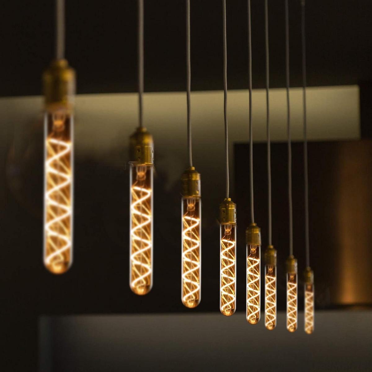 LED-LEUCHTMITTEL Apolda II 3/3/18.5cm - Braun, Glas (3/18.5cm) - Nettlife