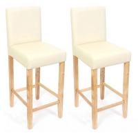 BARHOCKER Beige 2er-Set - Beige, Textil (41/109/50cm) - MCW