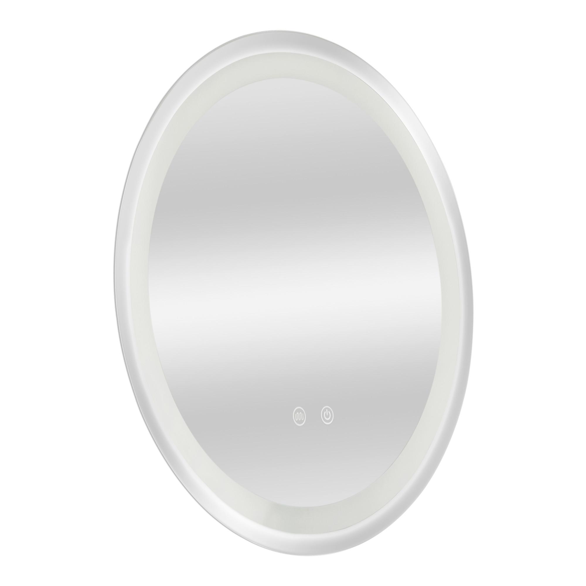 BADEZIMMERSPIEGEL Maratea - Silberfarben, Glas/Metall (50/50/3cm) - pro.tec