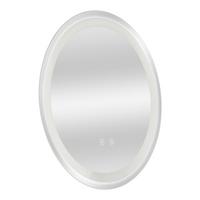 BADEZIMMERSPIEGEL Maratea - Silberfarben, Glas/Metall (50/50/3cm) - pro.tec