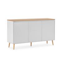 SIDEBOARD Desi 3 türen Weiß - Weiß, Holzwerkstoff (140/80/40cm)