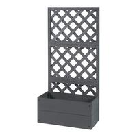 BLUMENKASTEN Amstelveen - Grau, Kunststoff (65/135/30cm) - [en.casa]