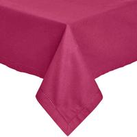 TISCHDECKE weinrot 137/178 cm, 100% Baumwolle - Weinrot, Textil (137/178cm) - Homescapes