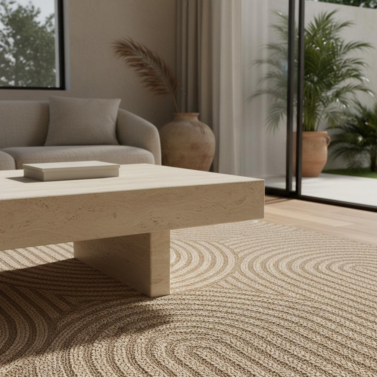 TEPPICH Outdoor ARLBERG in Beige, in Jute-Optik, 80 x 250 cm - Beige, Textil (250/80cm) - KADIMA DESIGN