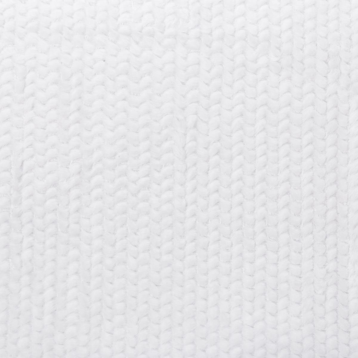 DECKE Weiß Bjas 200/220 cm - Weiß, Textil (200/220cm) - Beliani