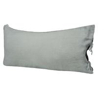 KISSENBEZUG reines Leinen stein-grau 40/80 cm - Grau, Naturmaterialien (40/80cm) - beties Heimtextil