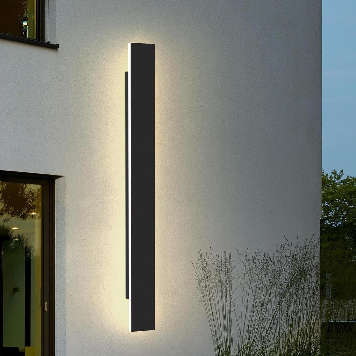 LED WANDLEUCHTE Christine - Schwarz, Metall (8/4/100cm) - Nettlife