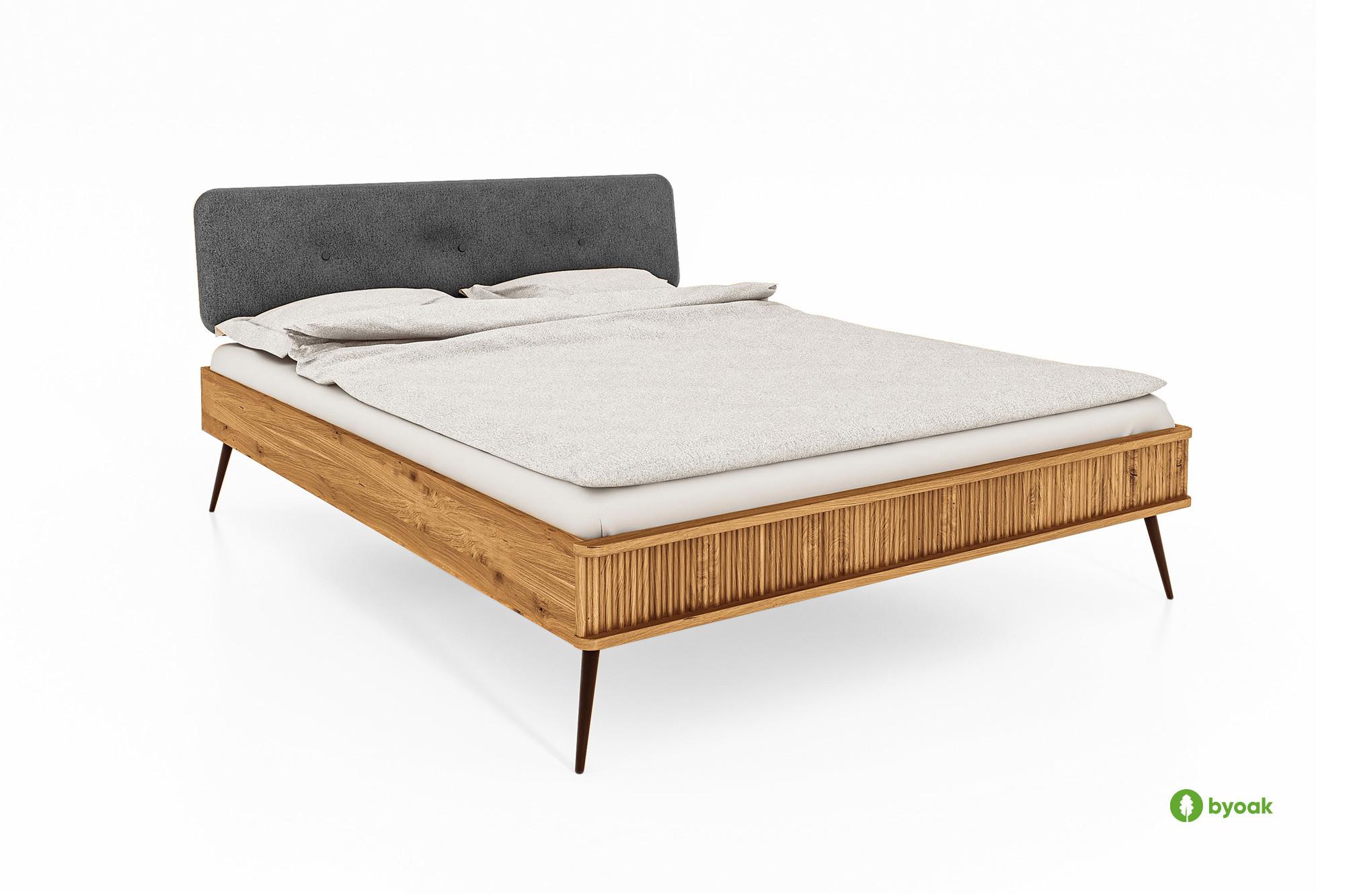 BETT LINA 2 100x210 Wildeiche - Wildeiche, Holz (100/210cm) - byoak