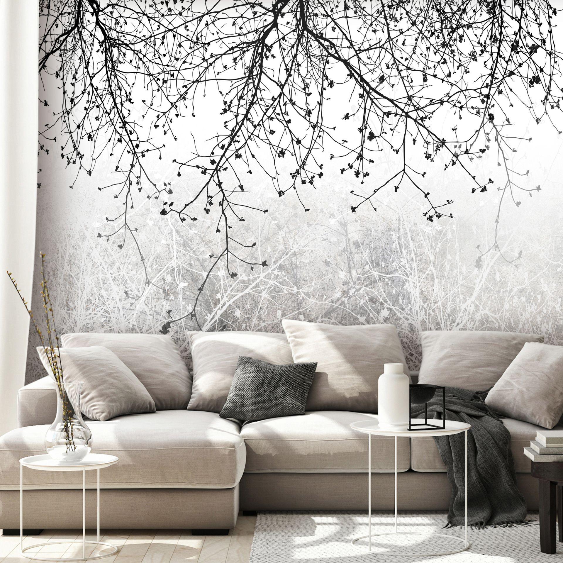 SELBSTKLEBENDE FOTOTAPETE 392/280 cm - Schwarz, Kunststoff/Textil (392/1cm) - KUNSTLOFT