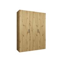DREHTÜRENSCHRANK Malaga 150 - Eiche Artisan, Holzwerkstoff (150/202/52cm) - MIRJAN24
