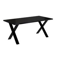 ESSTISCH 160x90x75 cm - Schwarz Hochglanz / Schwarz- KLYN X - Schwarz Hochglanz, Holzwerkstoff (160/90/75cm) - ALTDECOR