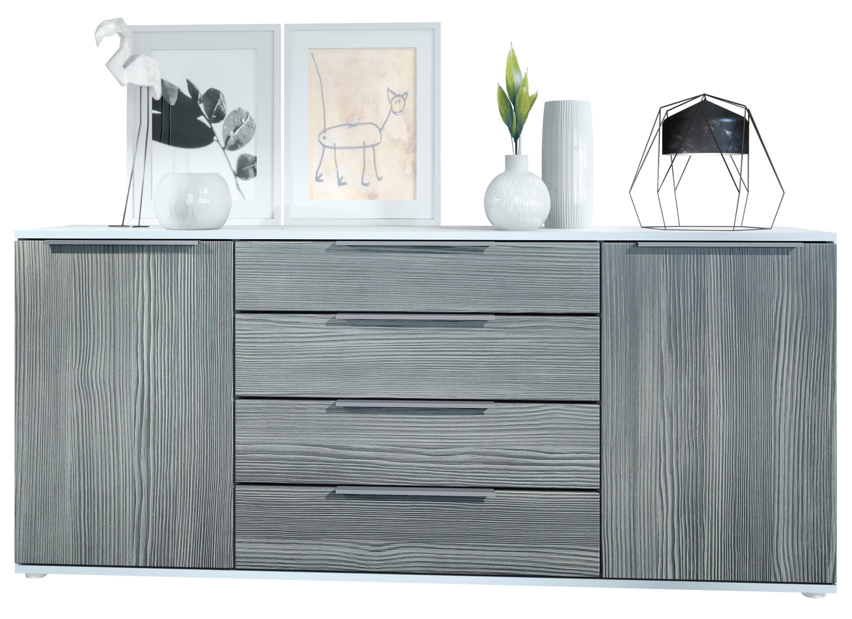 SIDEBOARD Porto Avola-Anthrazit - Anthrazit, Holzwerkstoff (166.5/72.5/35cm) - Vladon