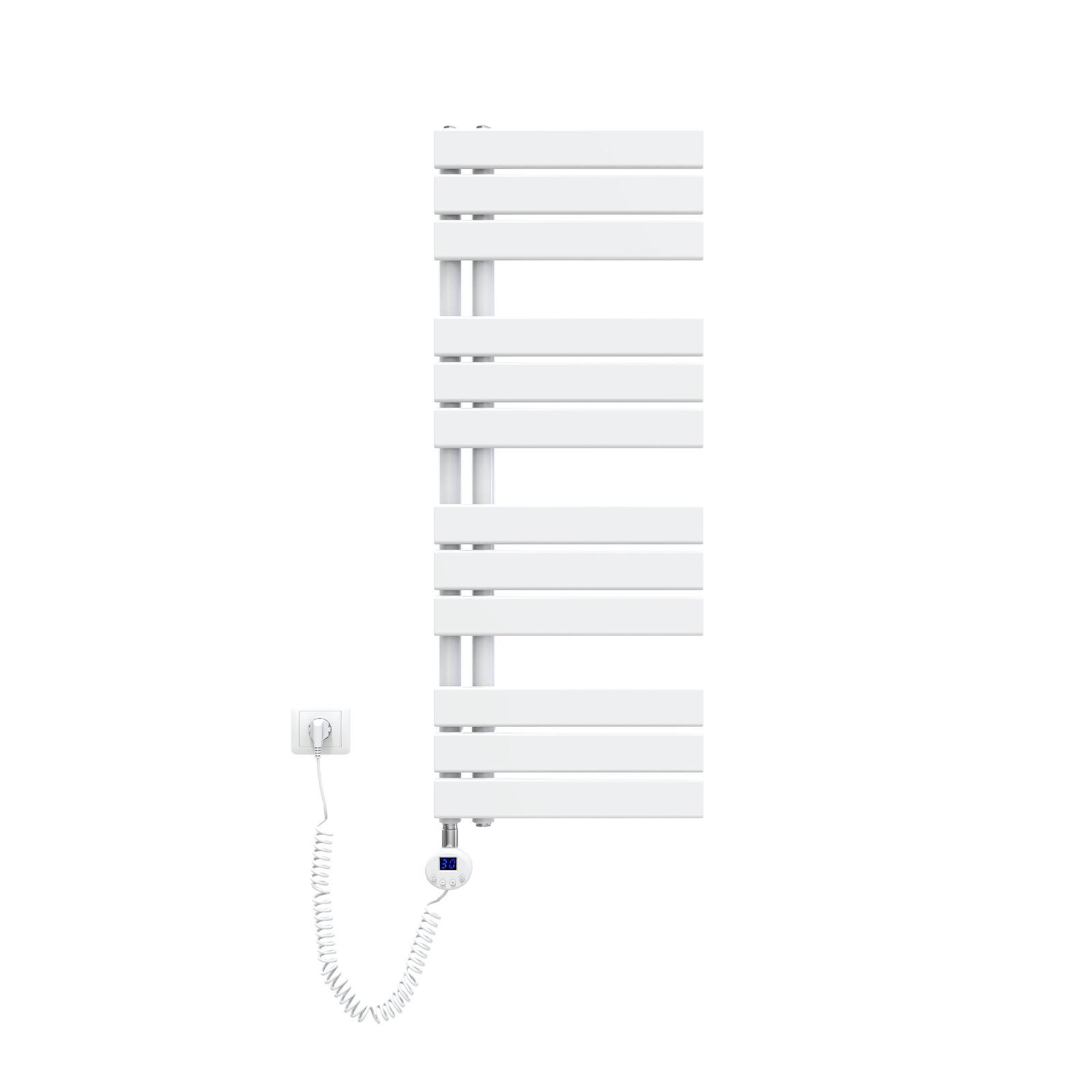 HEIZKÖRPER Elektrisch WLAN Thermostat Weiß 100/40 cm - Weiß, Metall (40/104.1/5.9cm) - EMKE