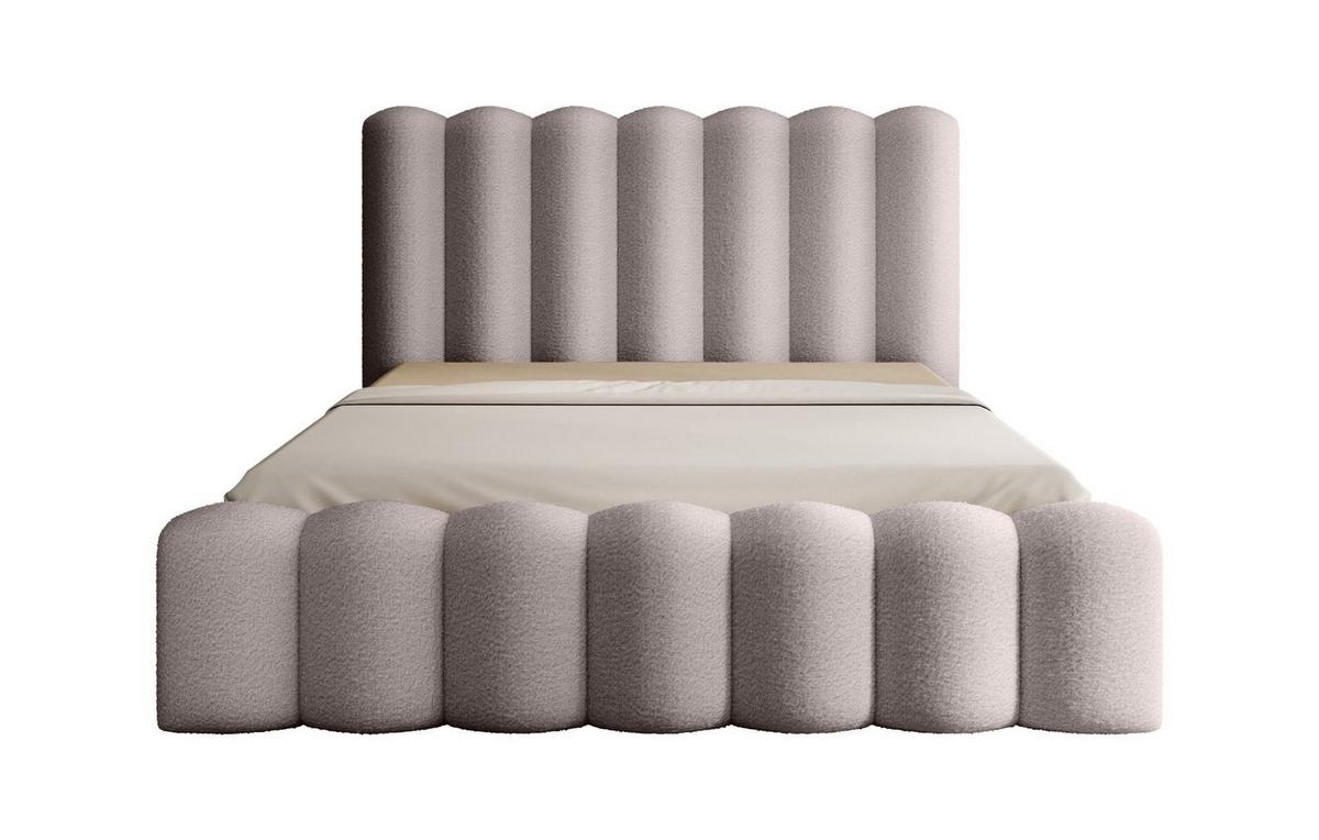 POLSTERBETT Macon In Euphoria - Beige, Holzwerkstoff/Textil (160/200cm) - Fun Möbel