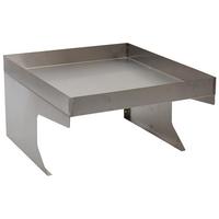 MÄHROBOTER-GARAGE Silber - Silberfarben, Metall (60/37/70cm) - MCW