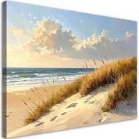 LEINWANDBILD Landschaften 30x20cm - Beige, Textil (30/20cm) - Feeby