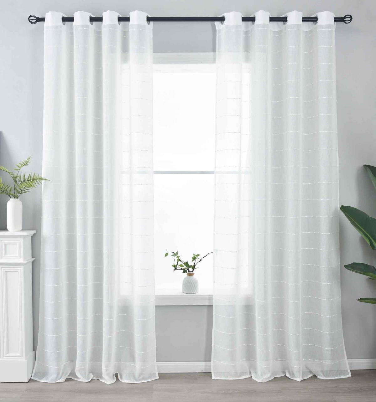 VORHANG 2ER SET »Kassel« HxB 245x140 cm Natur - Naturfarben, Textil (140/245cm) - Gardinenbox