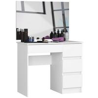 SCHMINKTISCH mit Spiegel - Weiß, Holzwerkstoff (90/142/50cm) - RAUMHIRSCH FURNITURE