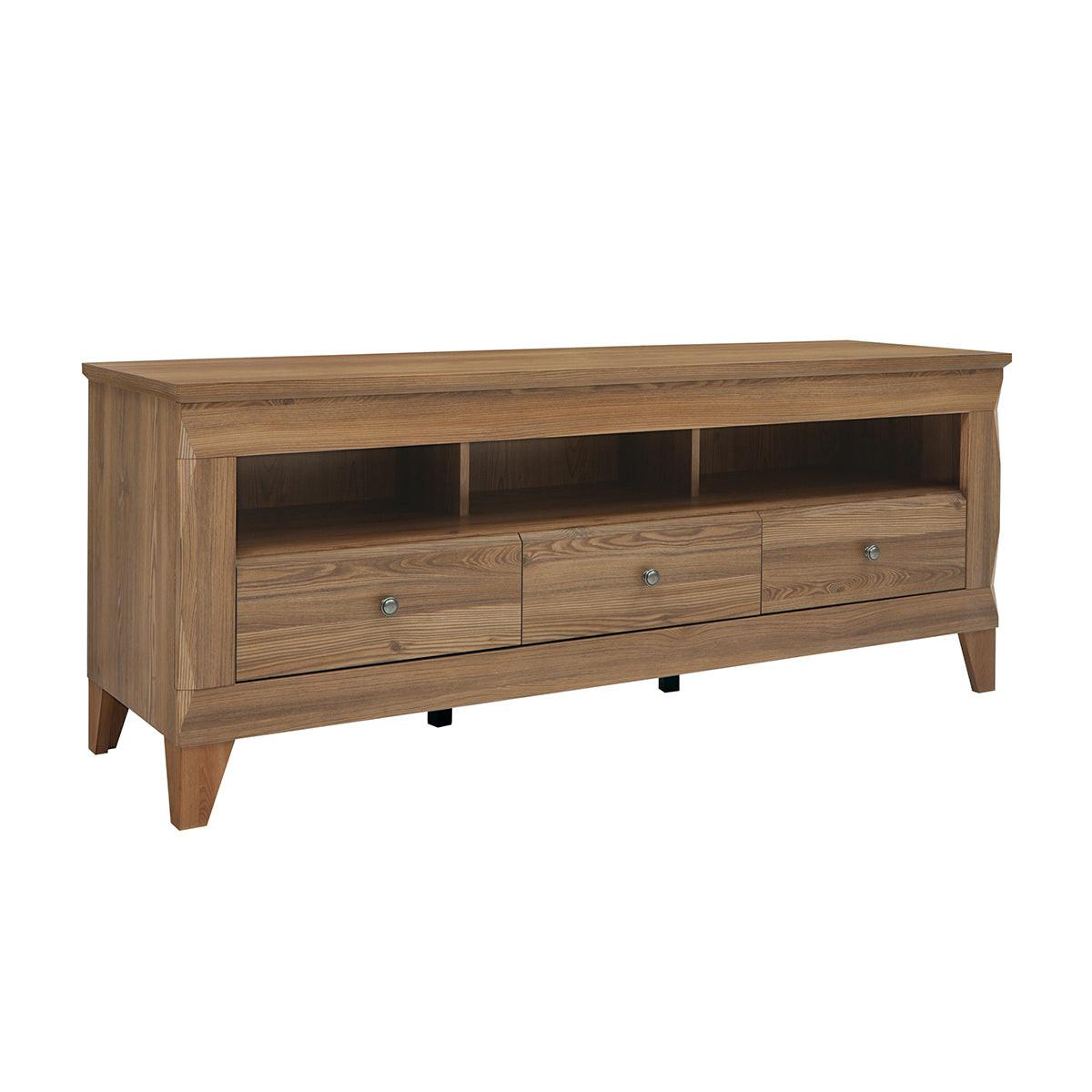 TV-MÖBEL Raya Holz - Braun, Holzwerkstoff (156/64/47cm) - Petits-meubles