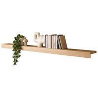 WANDBOARD in Evoke Eiche, Wandregal 200 cm - Kaschmir/Eichefarben, Holzwerkstoff (200/8/20cm) - Furn.Design