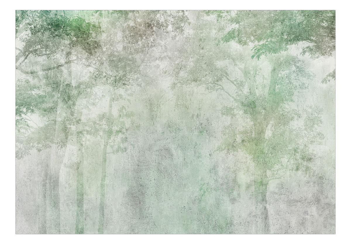 SELBSTKLEBENDE FOTOTAPETE 441/315 cm - Grau/Grün, Kunststoff/Textil (441/1cm) - KUNSTLOFT