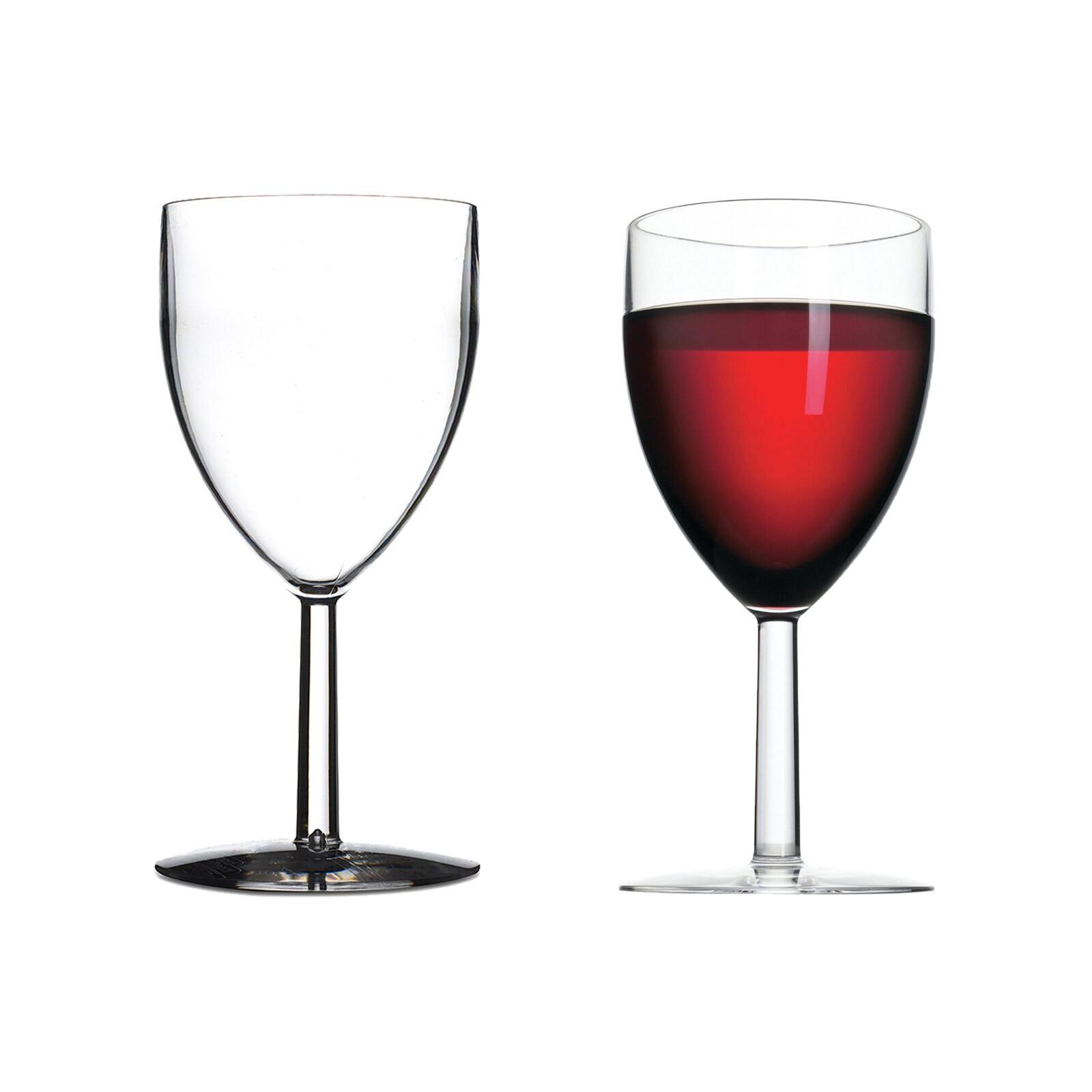 KUNSTSTOFF-ROTWEINGLÄSER Outdoor transparent 300 ml 2er Set - Transparent, Kunststoff (0.3L) - Mepal