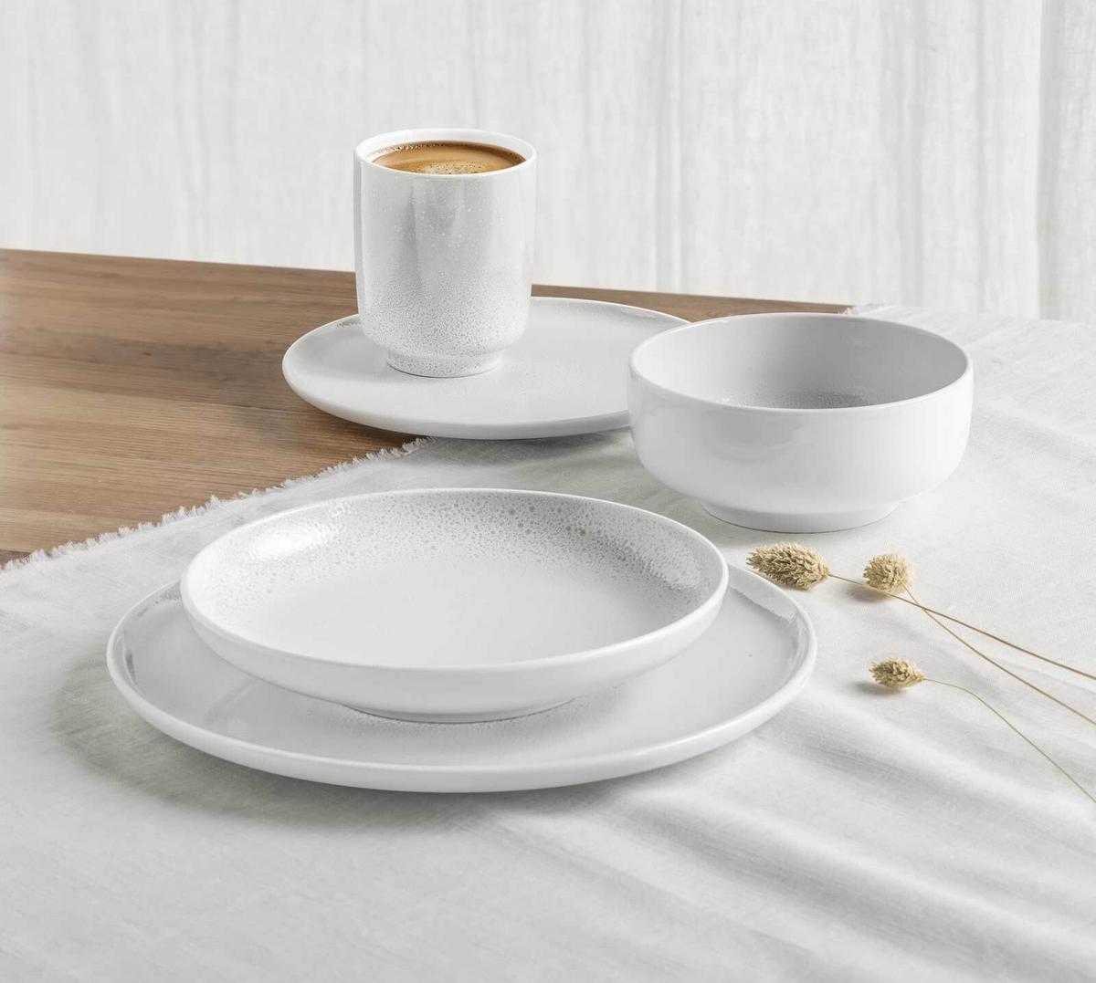 KAFFEEBECHER OHNE HENKEL Sento Home Aura white 400 ml 6er Set - Weiß, Keramik (0.4L) - Seltmann Weiden