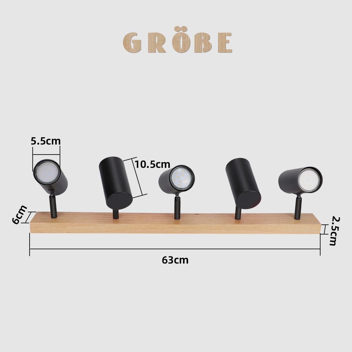 WANDLEUCHTE Maruffi - Schwarz, Metall (63/14.3/10.5cm) - Nettlife
