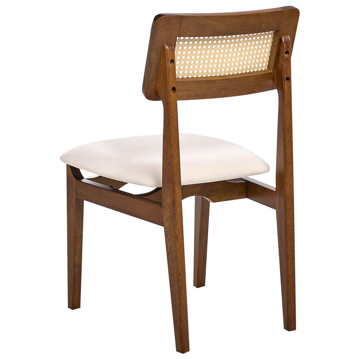 ESSZIMMERSTUHL 2er-Set Dunkelbraun Rubonia - Dunkelbraun, Holz (48/81/59cm) - Beliani
