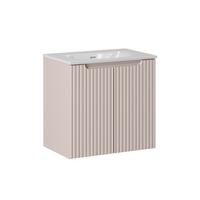 WASCHTISCH 60cm Riva Kaschmir - Beige, Holzwerkstoff (60/57/40cm) - Petits-meubles