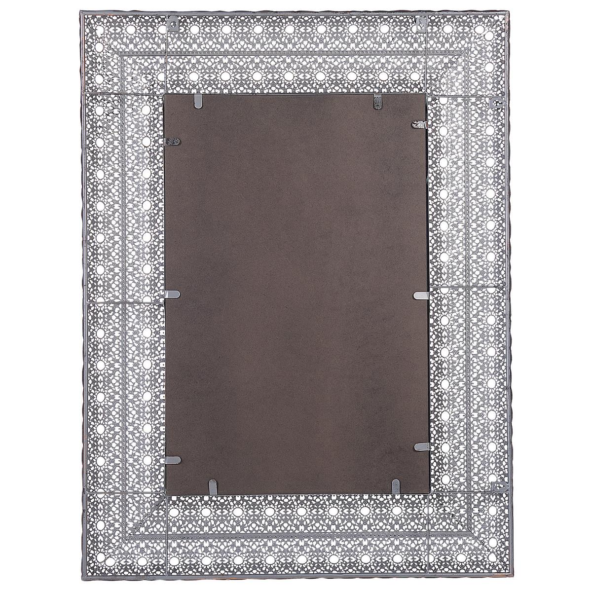 WANDSPIEGEL kupfer rechteckig 69/90 cm Dehradun - Kupferfarben, Metall (60/90/5cm) - Beliani