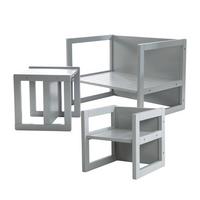KINDERSITZGRUPPE - Grau, Holzwerkstoff (57/30/44cm) - Roba