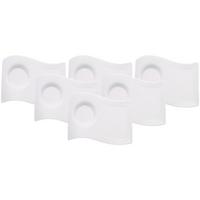 CAFÉ AU LAIT UNTERTELLER NewWave Caffè weiß 22 x 17 cm 6er Set - Weiß, Keramik (1cm) - Villeroy & Boch