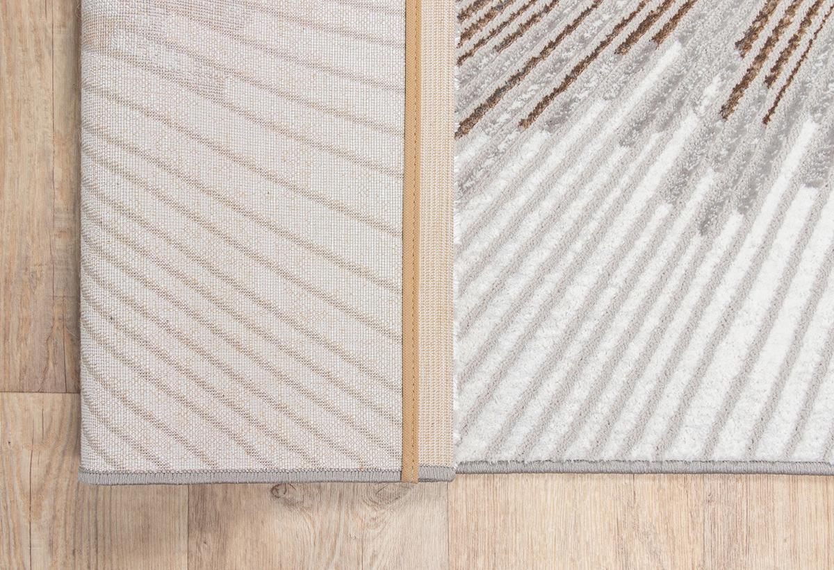 KURZFLORTEPPICH Abstrakt KAVALA Polyester Grau 120 x 170 cm - Grau, Textil (120/170cm) - KADIMA DESIGN