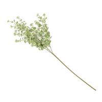 DEKOZWEIG Kugelblüten weiß, langstielig 66 cm - Weiß, Kunststoff (66cm) - Homescapes