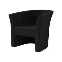 SESSEL Niko - Schwarz, Holzwerkstoff/Kunststoff (71/76/65cm) - MIRJAN24