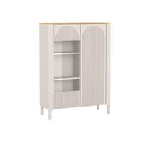 VITRINE Marbella 03 - Kaschmir, Holzwerkstoff (103/146/41cm) - MIRJAN24