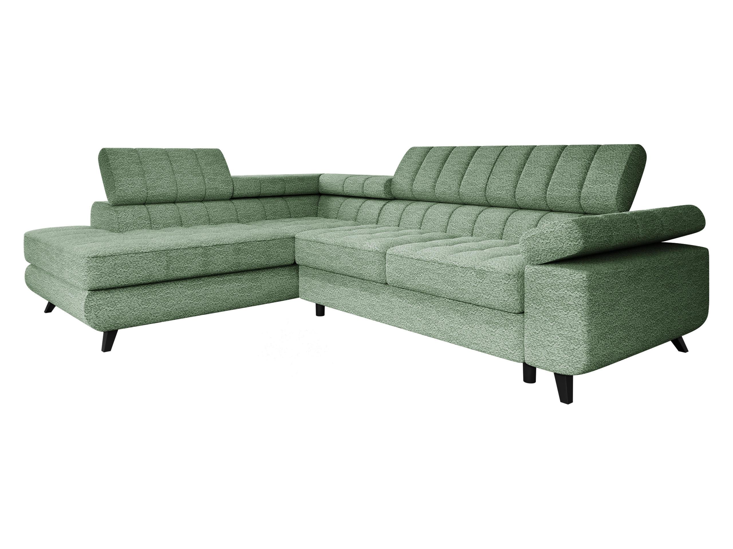 ECKSOFA Nord Premium, Seite: Links - Anthrazit/Mintgrün, Holz/Textil (264/203cm) - MIRJAN24