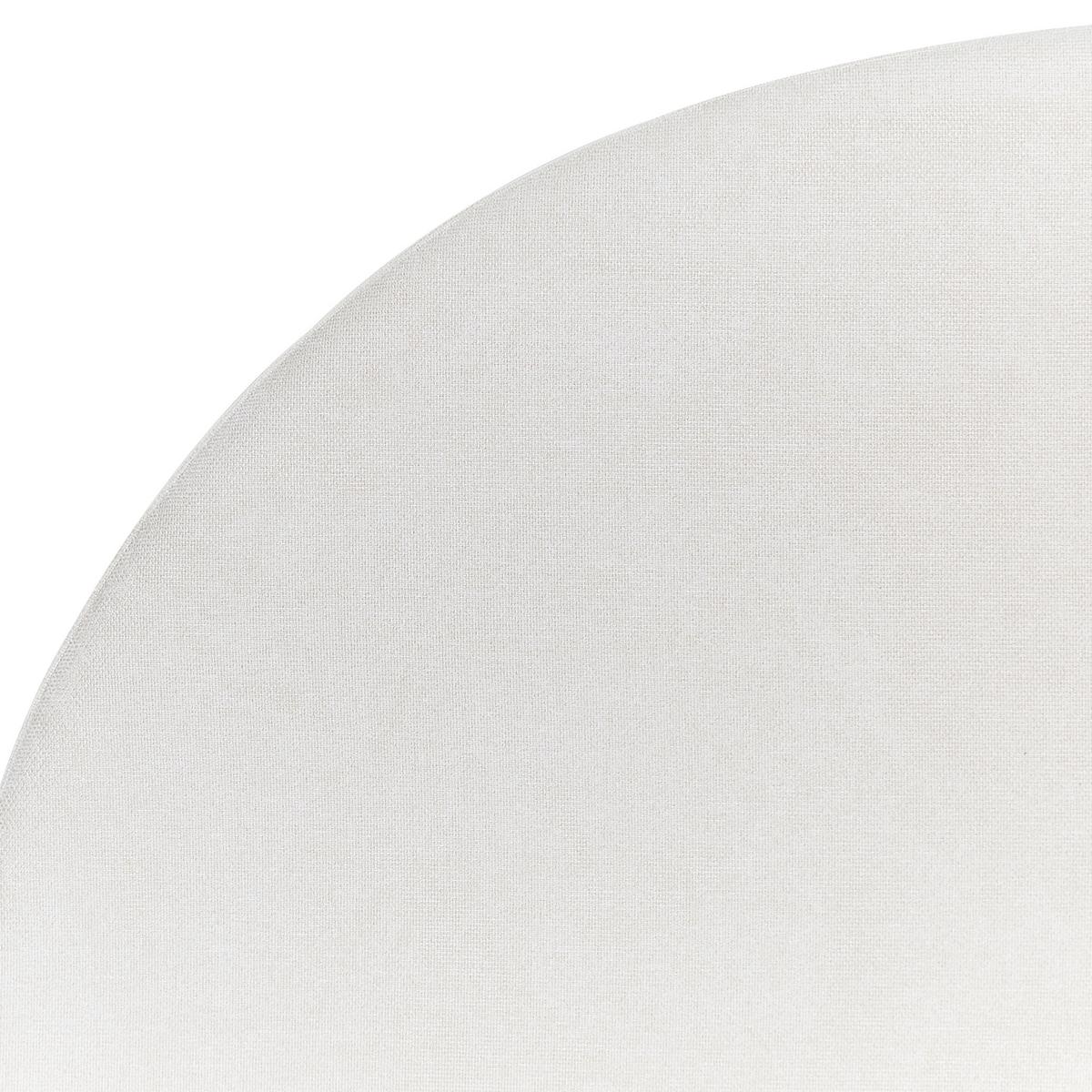 BETT 160/200cm Cremeweiß Millay - Creme, Textil (160/200cm) - Beliani