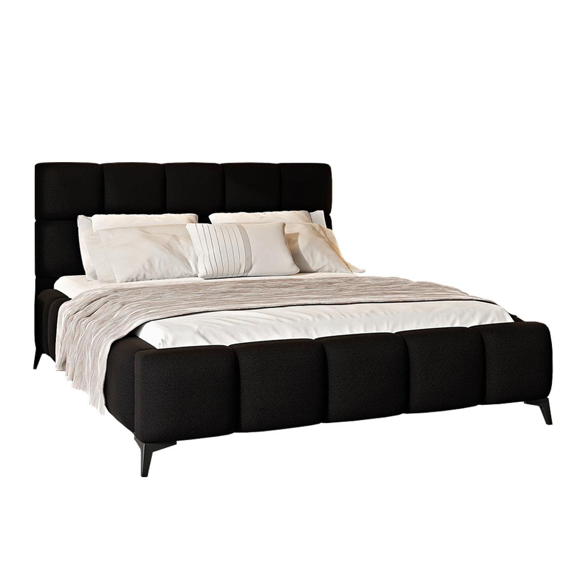 BOXBETT 180/200 Mira Schwarz - Schwarz, Holz (180/200cm) - Petits-meubles