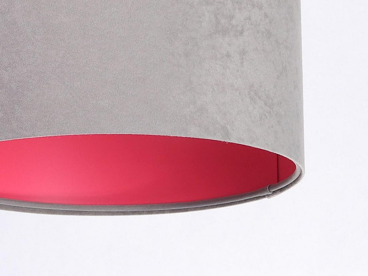 HÄNGELEUCHTE Grau 30/20 cm - Pink/Grau, Kunststoff (30/0.45/20cm) - ONZENO