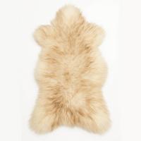 SCHAFFELL Geflammt Natur mit kleinen Mängeln ca. 110 cm - Braun, Fell (60/110cm) - Provellus